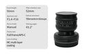 AstrHori 50mm F1.4 Full Frame MF Lens for X/RF/Z/E/M4/3 Mount Cameras