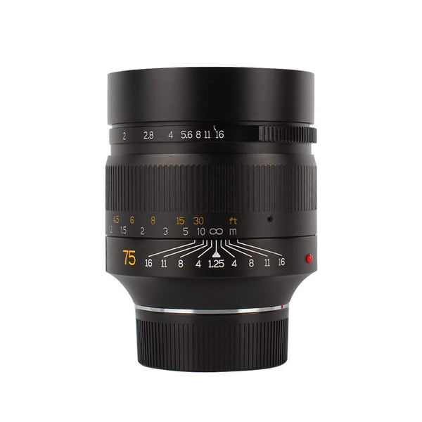 7artisans 75mm F1.25 Lens Full Frame Manual Fixed for Leica M-mount