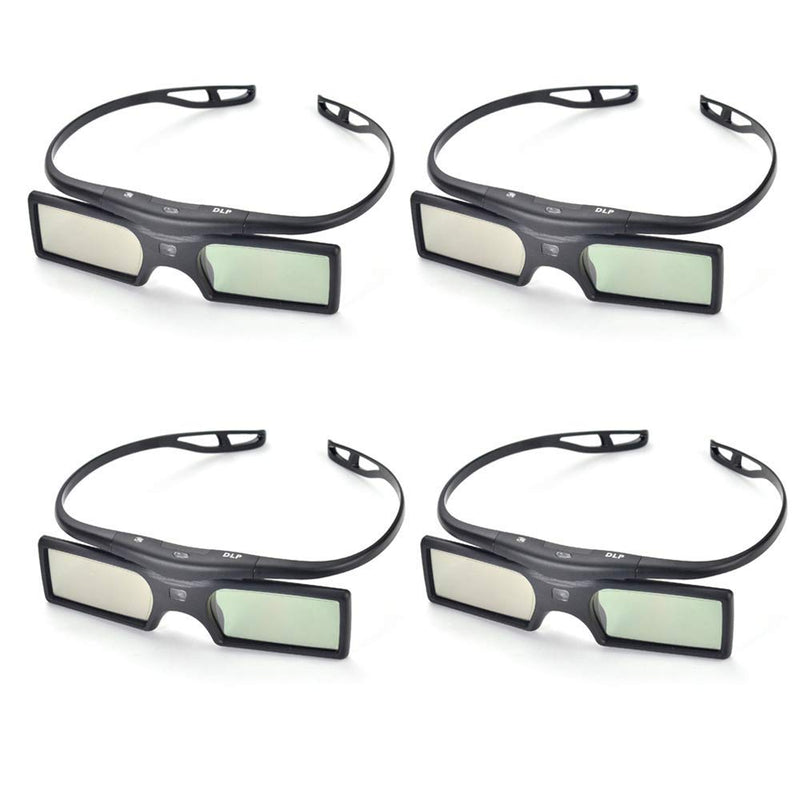 PERGEAR 4xG15-DLP 144Hz 3D DLP-Link Active Glasses
