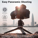 Pergear MT-02 Mini Tripod with 360° Fluid Rotation Tripod Ball Head