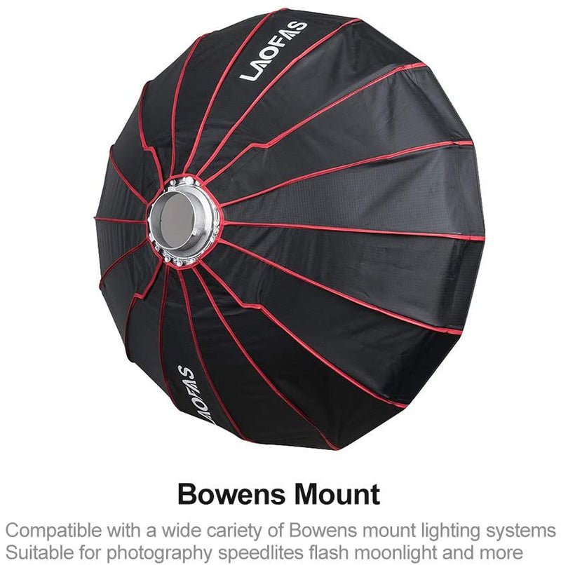 LAOFAS Collapsible Beauty Dish Reflector, Bowens Mount