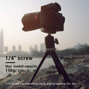 Pergear MT-02 Mini Tripod with 360° Fluid Rotation Tripod Ball Head