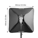 Godox Collapsible Bowens Mount Speedlite Foldable Softbox Kit