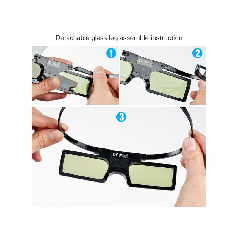 3d goggles price PERGEAR 4xG15-DLP 144Hz 3D DLP-Link Active Glasses – Pergear