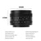 7artisans 50mm F1.8 Large Aperture Lens for Fuji-X mount and M4/3 mount Cameras