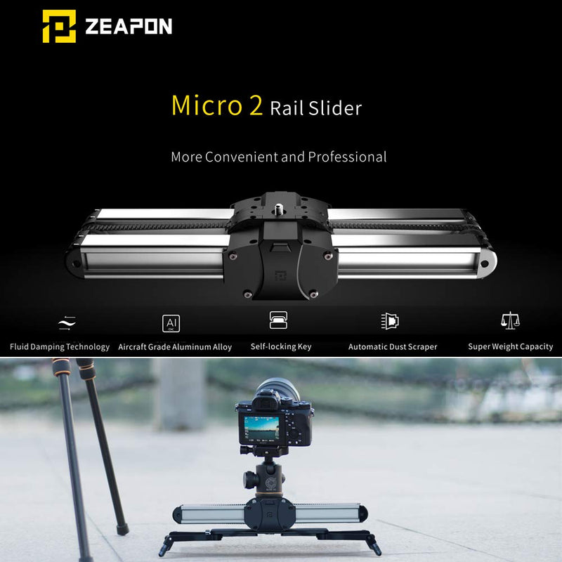 Zeapon Micro 2 Self-locking Camera Rail Slider