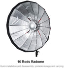 LAOFAS Collapsible Beauty Dish Reflector, Bowens Mount