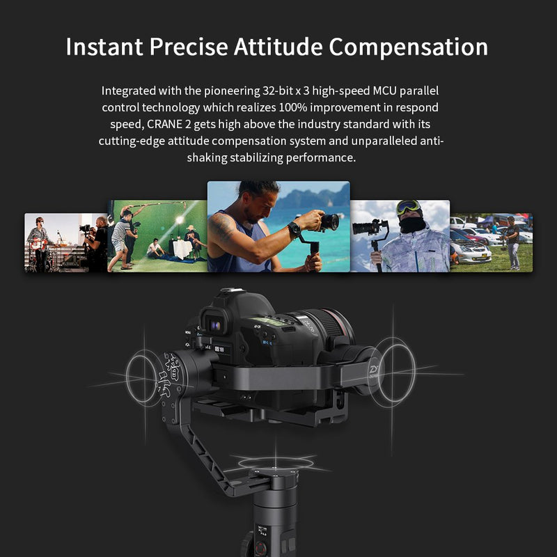 Zhiyun Crane 3-Axis Handheld Gimbal with Servo Follow Focus