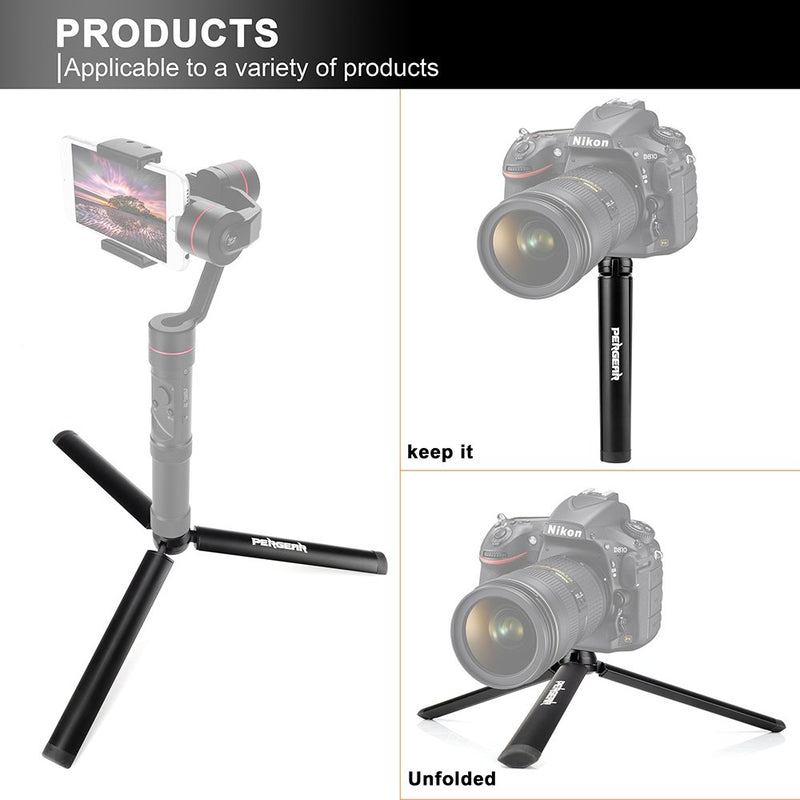 PERGEAR Aluminum Mini Tripod Tabletop Stand