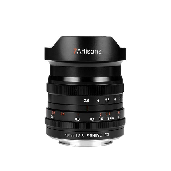 7Artisans 10mm f/2.8 Fisheye Full-frame Lens for Sony and Nikon Cameras