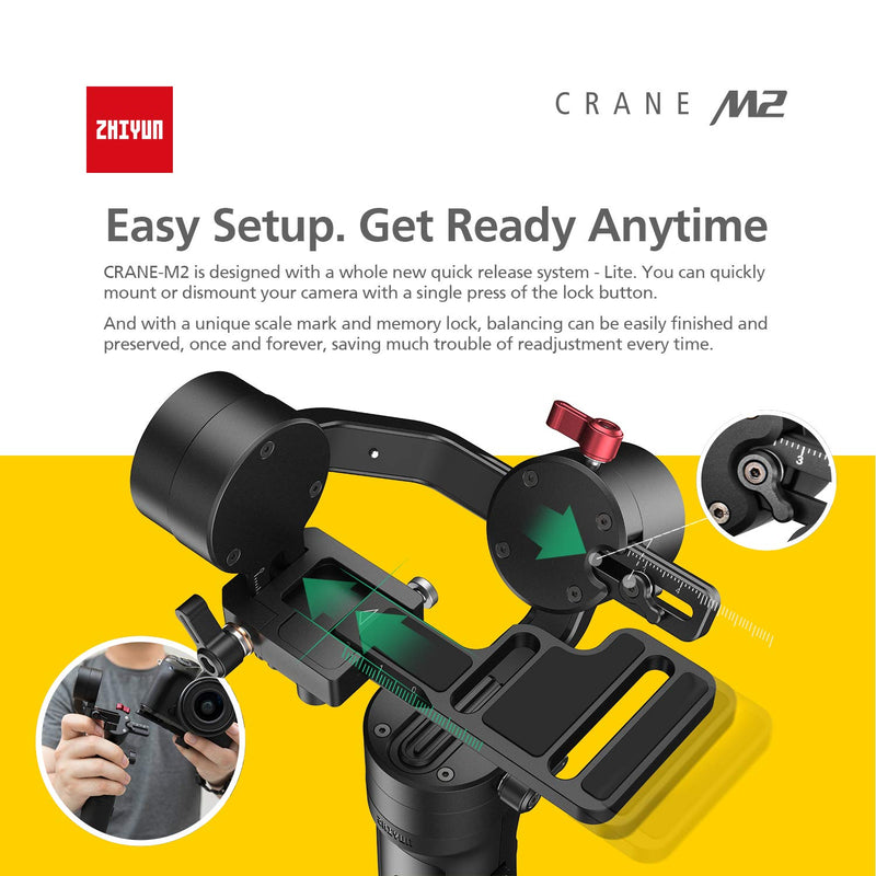 Zhiyun Crane M2 Gimbal with Unprecedented All-in-one Design