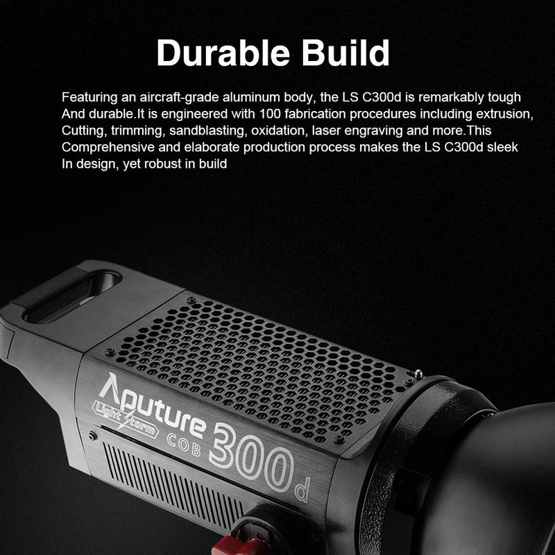 Aputure Light Storm LS C 300D, CRI 95+ TLCI 96+ Guarantees Natural