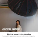 LAOFAS Collapsible Beauty Dish Reflector, Bowens Mount