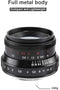 7artisans 35mm F1.2 Mark II Upgraded Version Manual Focus Fixed Lens for Fuji Cameras