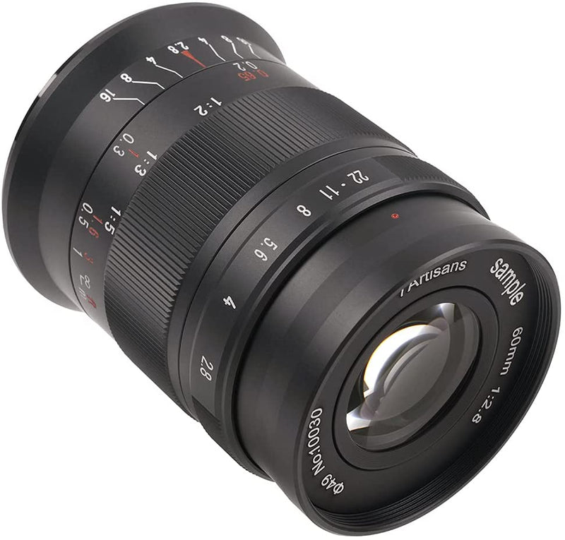 7Artisans 60mm F2.8 II Macro Lens for Sony/Fuji/Nikon and M4/3