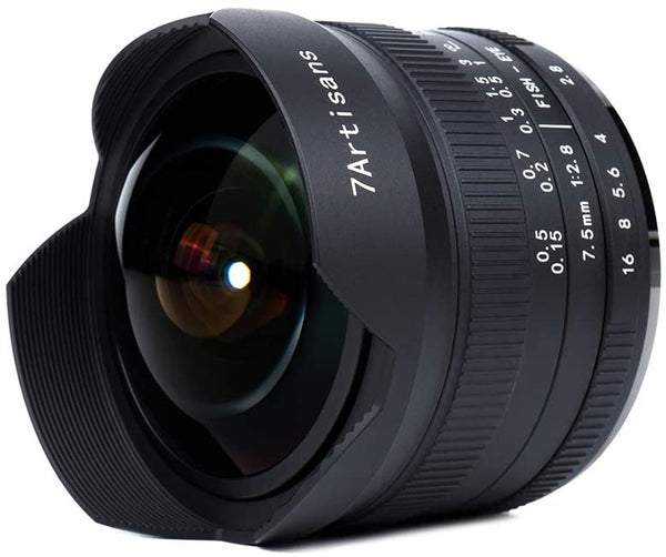 7artisans 7.5mm F2.8 II V2.0 APS-C Format Fisheye Lens for Nikon Cameras