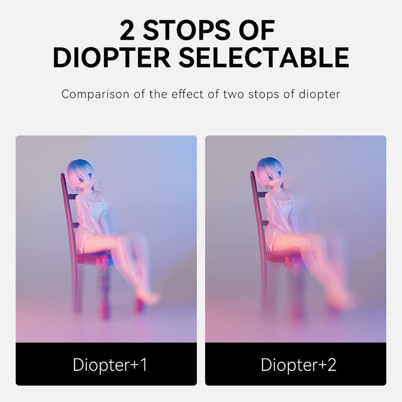 7Artisans 79mm Handheld Split Diopter +1.0/+2.0 Filter for 50-105mm/35