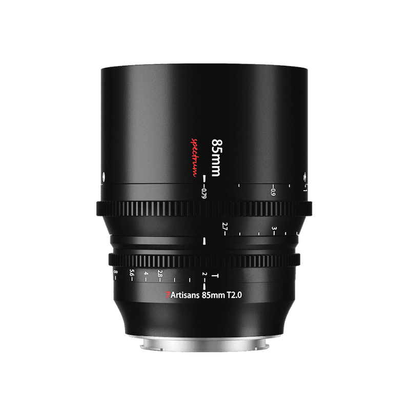 7artisans Obiettivo Cinematografico 50mm T2.0 Full Frame Per Sony E – Messa A Fuoco Manuale 270°, Bassa Distorsione E 12 Lamelle