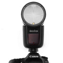 Godox V1 Flash with Godox AK-R1 Accessories Kit for Nikon, Canon and Sony