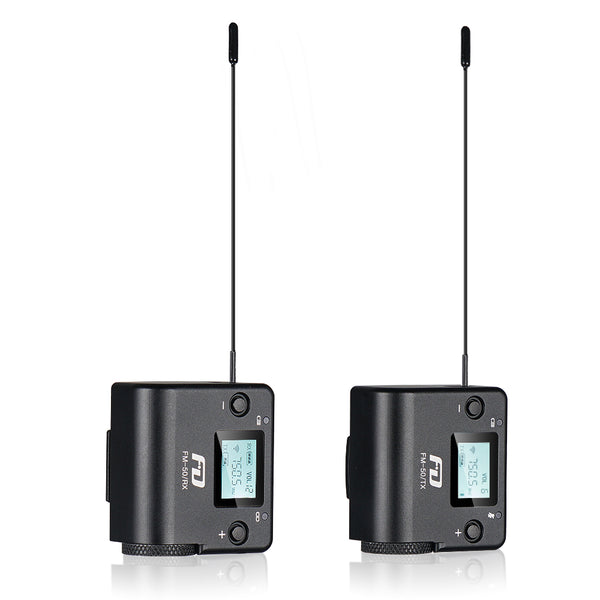 FeiDu FM50 UHF Professional Microphone Real-time monitoring