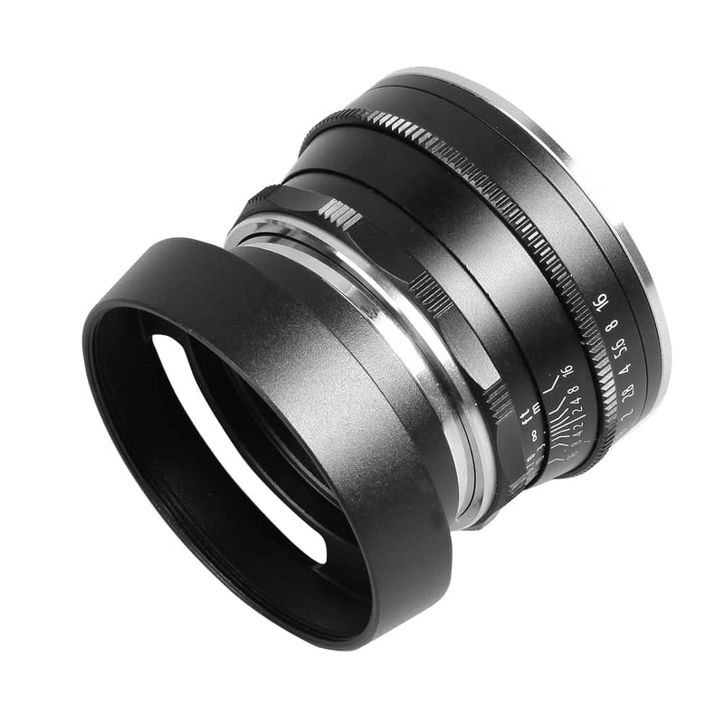 Pergear 25mm F1.8 MF Lens for Fujifilm/Sony/ M4/3 Cameras