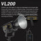 Godox VL150/VL200/VL300, LED Video Light with BD-04 Barndoor Kit