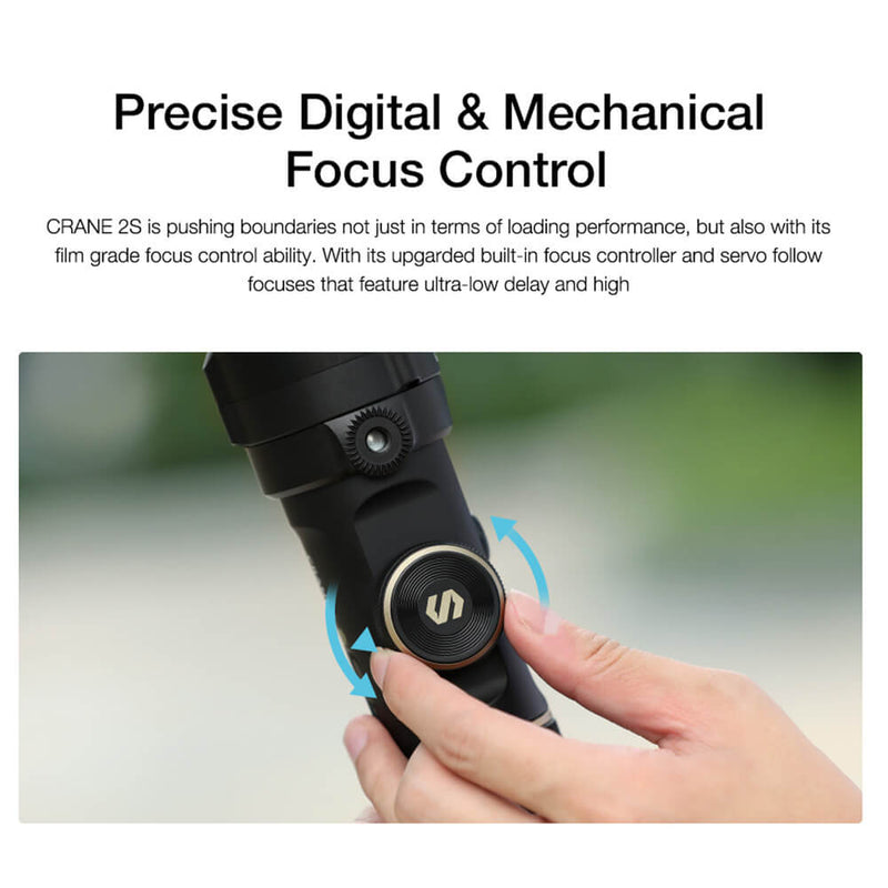 Zhiyun Crane 2S Follow Focus 3-Axis Handheld Gimbal