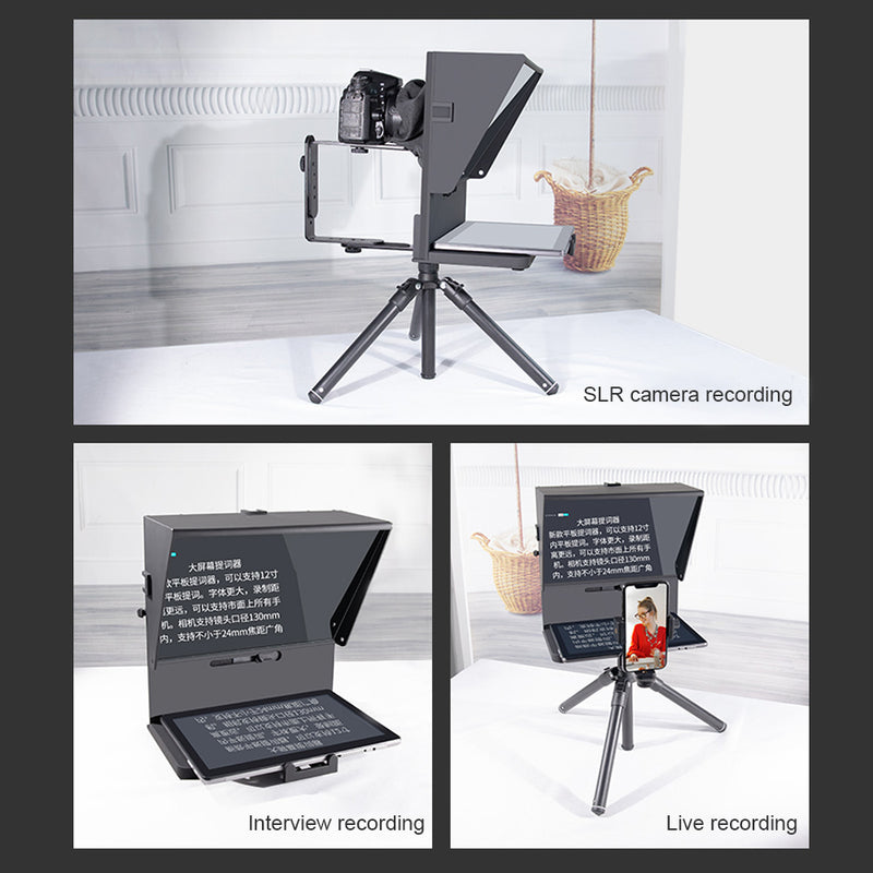 Pergear Q2 Portable Teleprompter iOS/Android APP