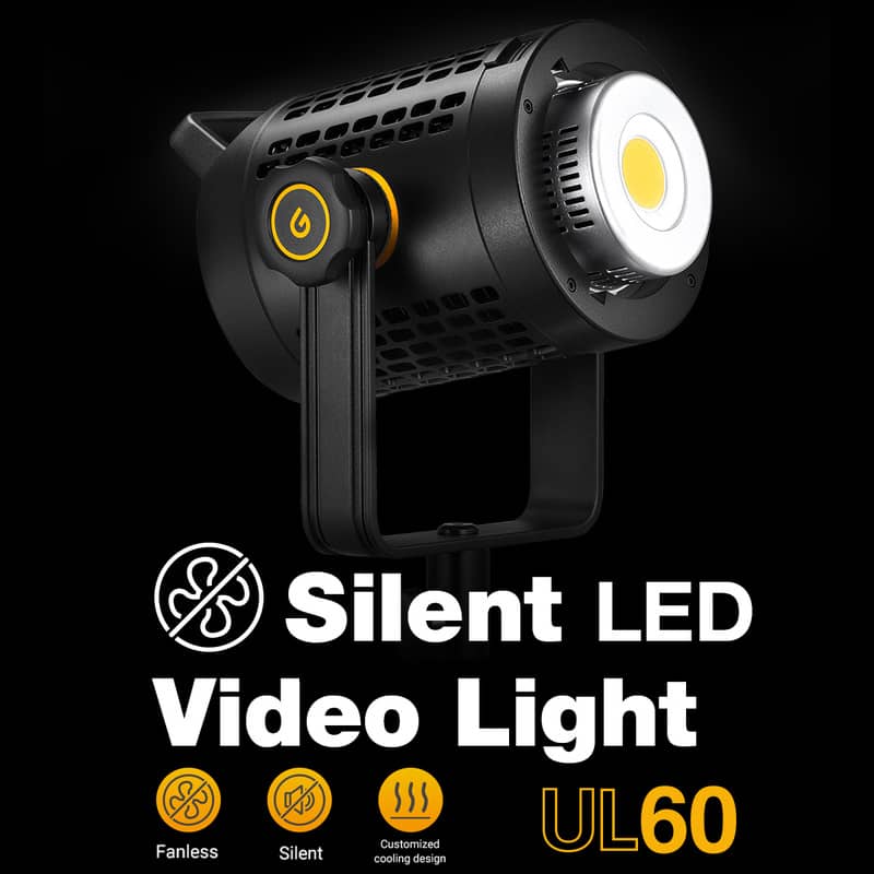 Godox UL60, 60W 5600K±300K Daylight Balanced Ultra Silent Led Video Light