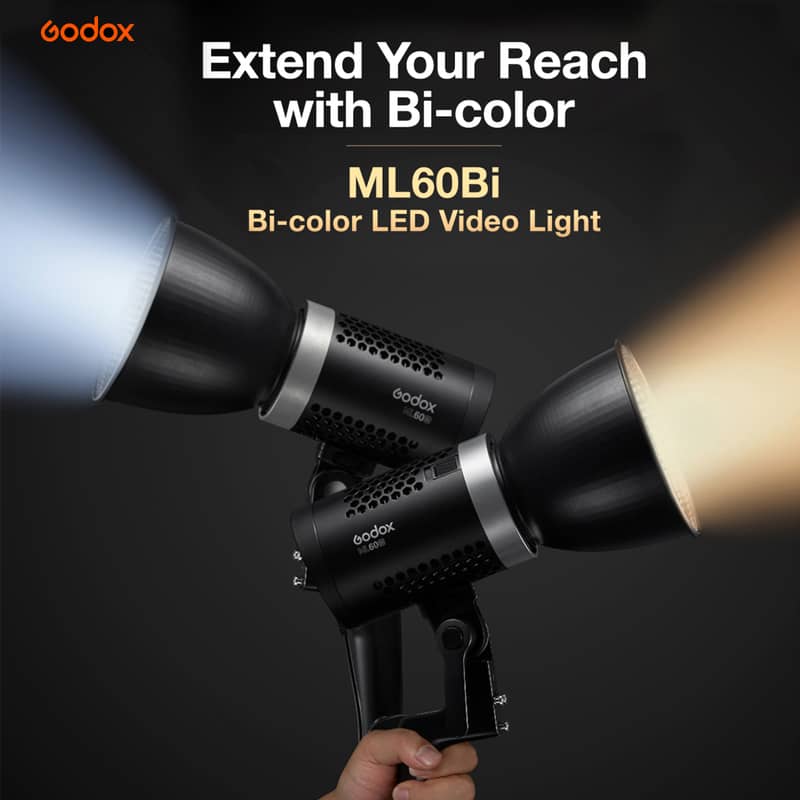 Godox ML60Bi Bi-Color LED Video Light