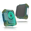 PERGEAR Portable 10000mAh Waist Clip Fan, Support USB and Solar Charging