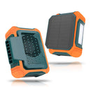 PERGEAR Portable 10000mAh Waist Clip Fan, Support USB and Solar Charging