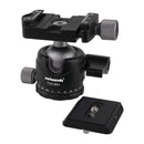 Pergear TH3 Mini Ball Head, Free Rotation Tripod Head for DSLR Cameras, Monopods, Gopro, Slider, etc.