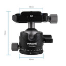 Pergear TH3 Mini Ball Head, Free Rotation Tripod Head for DSLR Cameras, Monopods, Gopro, Slider, etc.