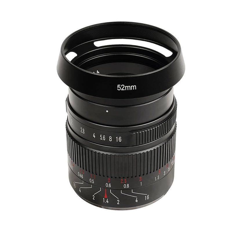 7Artisans 55mm F1.4 II V2.0 APS-C Lens M4/3 Mount Cameras