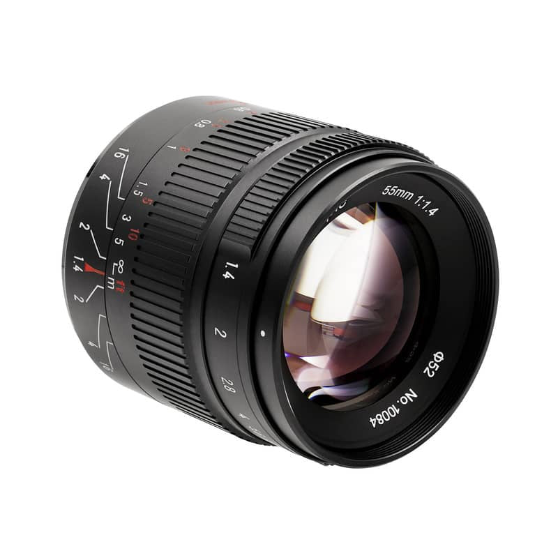 7Artisans 55mm F1.4 II V2.0 APS-C Lens M4/3 Mount Cameras