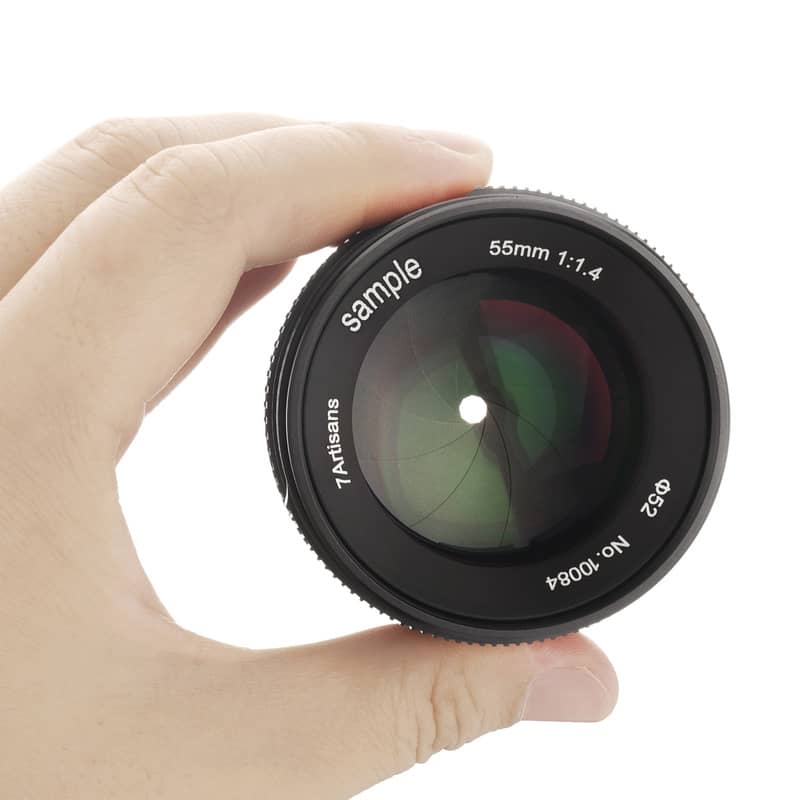 7Artisans 55mm F1.4 II V2.0 APS-C Lens M4/3 Mount Cameras