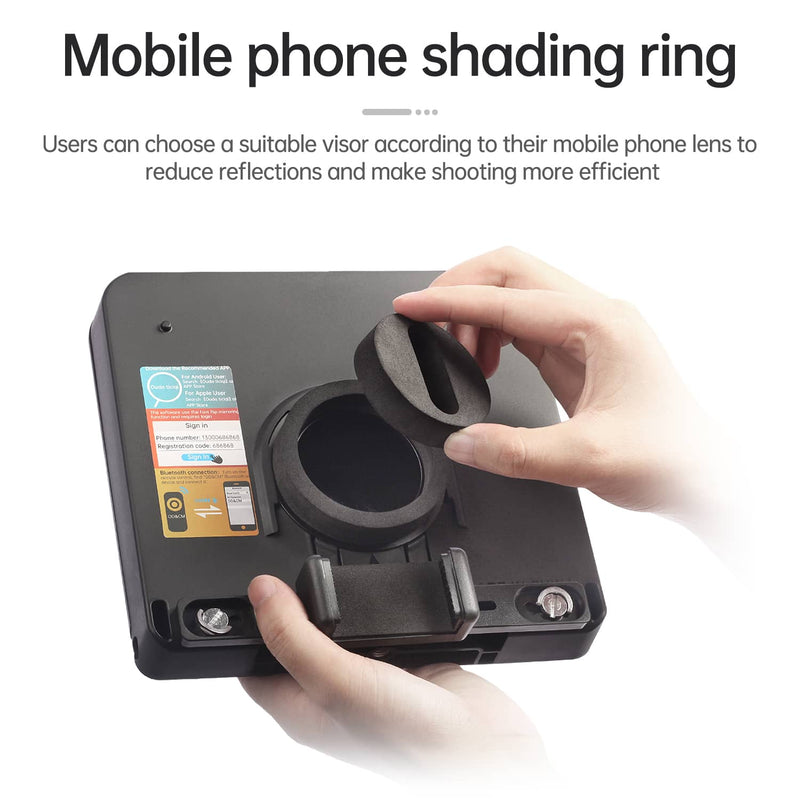 LENSGO Mini Teleprompter portátil para Smartphone, TC7S Teleprompter teléfono móvil Compatible LENSGO Mini Teleprompter portátil para Smartphone, TC7S Teleprompter teléfono móvil Compatible