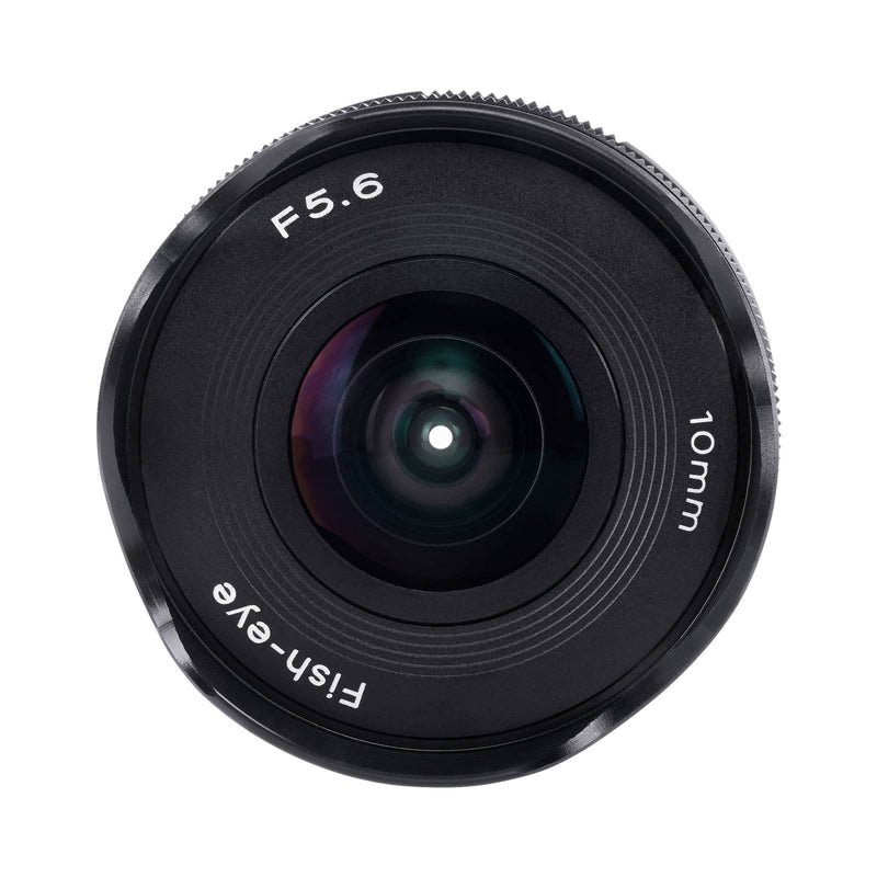 Pergear 10mm F5.6 Pancake Fisheye Lens for APS-C Fuji, M4/3, Sony&Canon Cameras