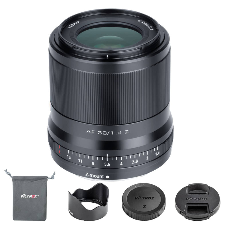 VILTROX 33mm F1.4 Autofocus Lens for Nikon, Fuji, Sony, Canon Cameras