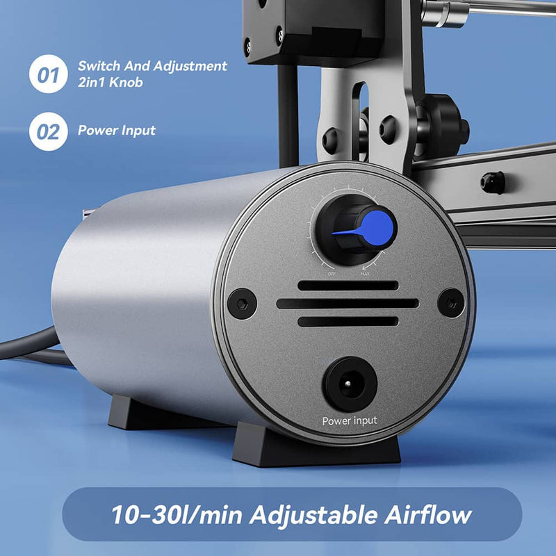 SCULPFUN 30L/Min Air Assist Pump Kit Air Compressor for S10 Laser Engraver