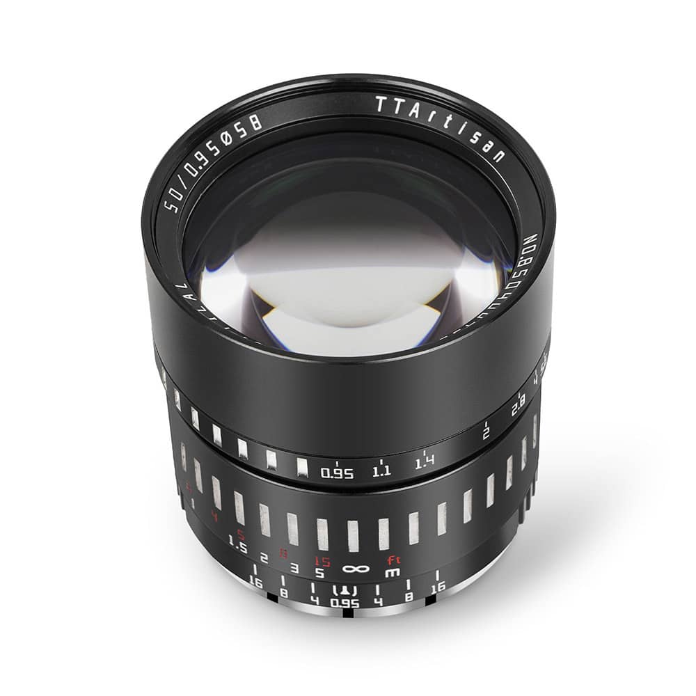 TTArtisan 50mm F0.95 Portrait-length Manual Lens for Fuji, M4/3 and Nikon Cameras