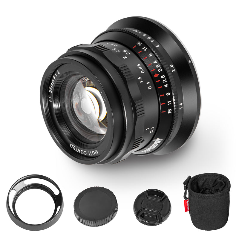 PERGEAR 35mm F1.4 Full-Frame Large Aperture Manual Focus Fixed Lens