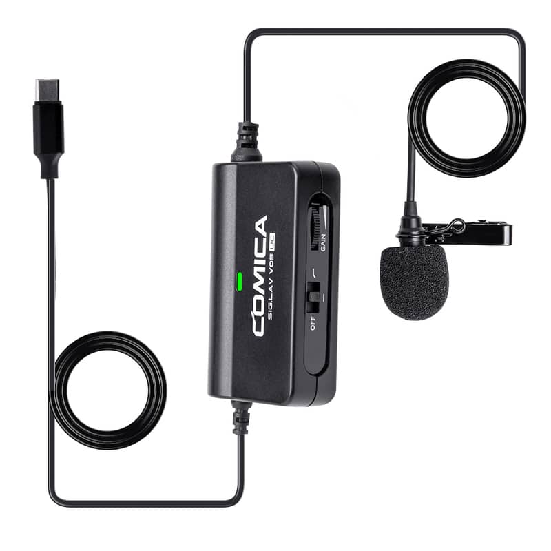 Comica SIG LAV V05 MI Omnidirectional Lavalier Lapel Microphone