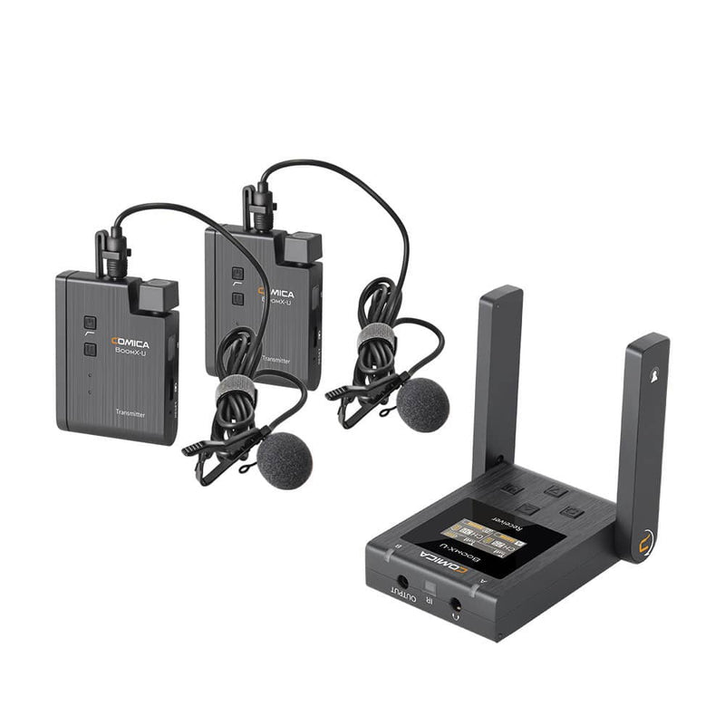 Comica BoomX-U U2 48-Channels Wireless Lavalier Microphone System(TX+T –  Pergear