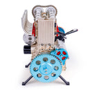 Teching V4 Engine Model Full Metal Assembling Kit