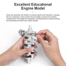 Teching V4 Engine Model Full Metal Assembling Kit