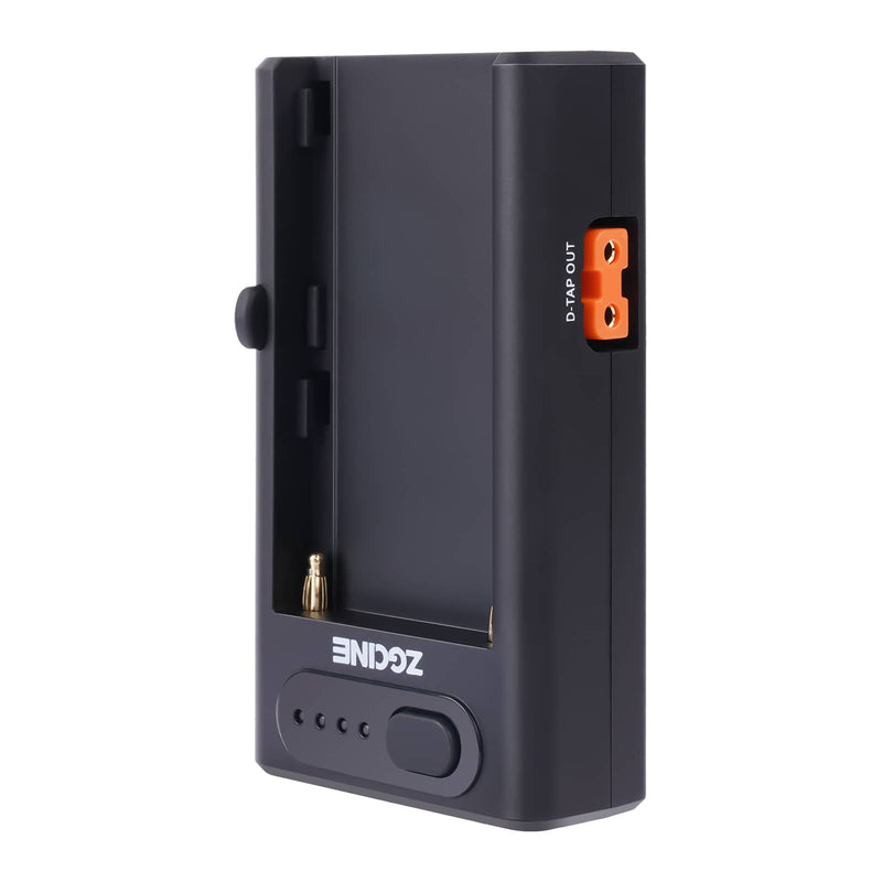 ZGCINE NP-F Battery Adapter Plate & Charger with Type-C Input Up to 21W, 3 Output Types D-tap Type-C USB-A, 1/4" Mount to Anything for Filmmakers-NPF-001