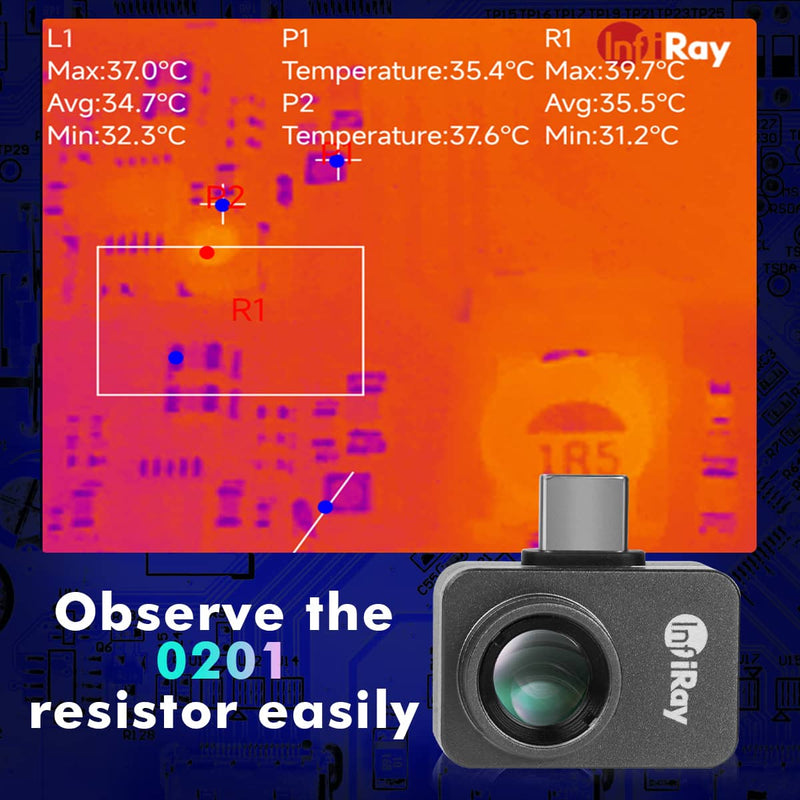 InfiRay P2 Pro+ Macro Thermal Camera for IOS and Android