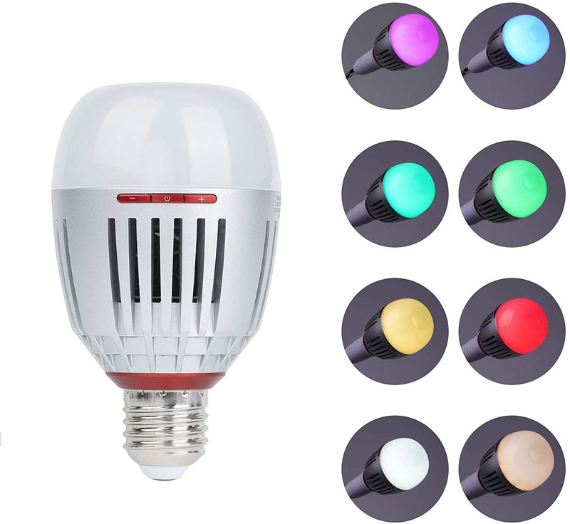 Aputure Accent B7C 7W RGBWW LED Smart Bulb, TLCI 96+ CRI 95+